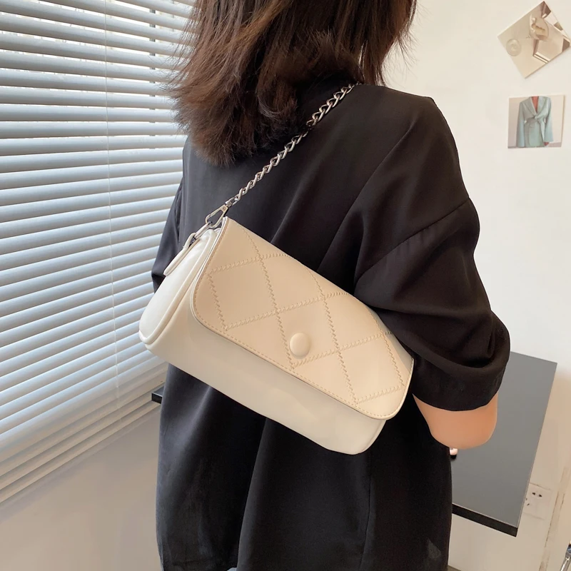 Diamond Lattice Chain Leather Shoulder Crossbody Bags for Women 2021 Fashion Ladies Handbags and Messenger Bag Sac A Main
Diamond Lattice Chain Leather Shoulder Crossbody Bags for Women 2021 Fashion Ladies Handbags and Messenger Bag Sac A Main