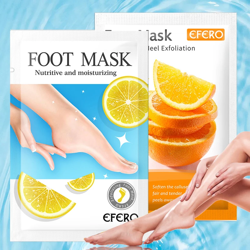 EFERO 2Pack Lemon Foot Mask Exfoliating Socks for Pedicure Socks Dead Skin Remove Skin Care Moisturizing Feet Peeling Mask
EFERO 2Pack Lemon Foot Mask Exfoliating Socks for Pedicure Socks Dead Skin Remove Skin Care Moisturizing Feet Peeling Mask