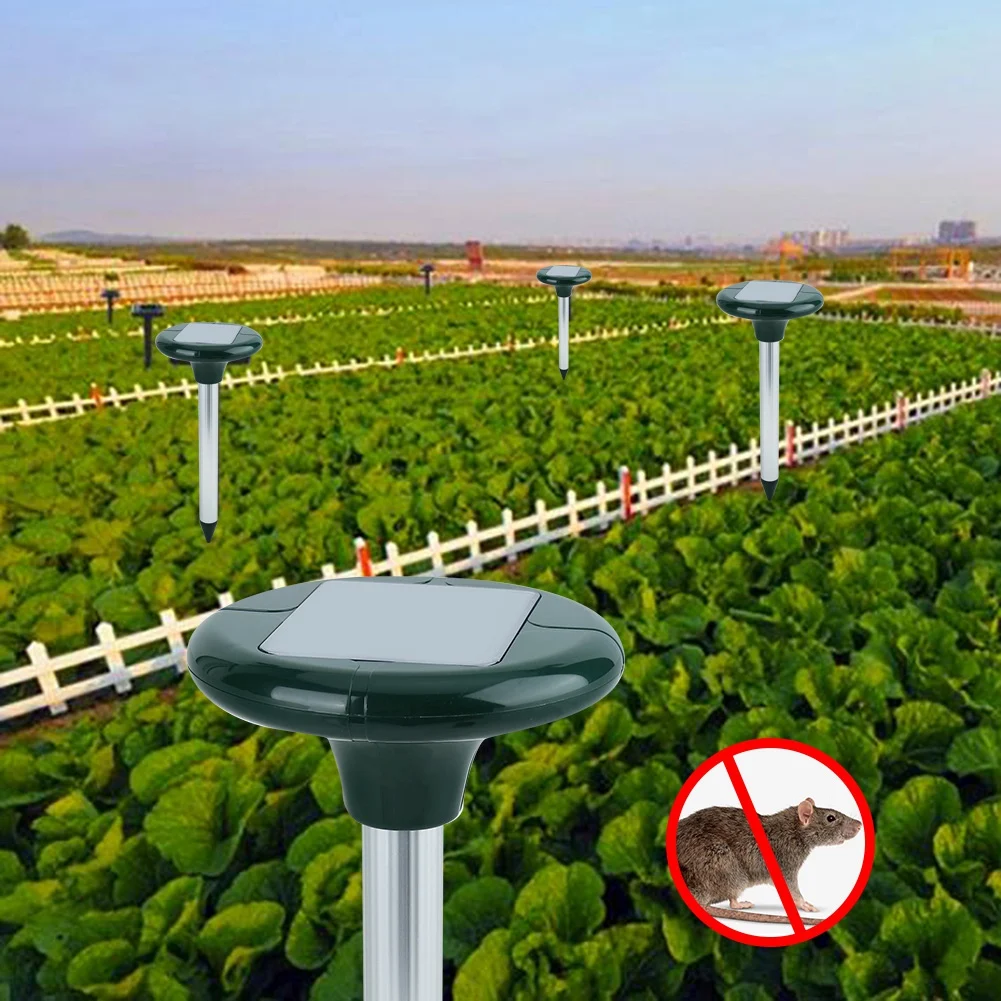 4Pack Solar Power Ultrasonic Mouse Mole Pest Rodent Repeller Repellent Yard LED Light Repeller Outdoor Lamp Yard Garden
4Pack Solar Power Ultrasonic Mouse Mole Pest Rodent Repeller Repellent Yard LED Light Repeller Outdoor Lamp Yard Garden