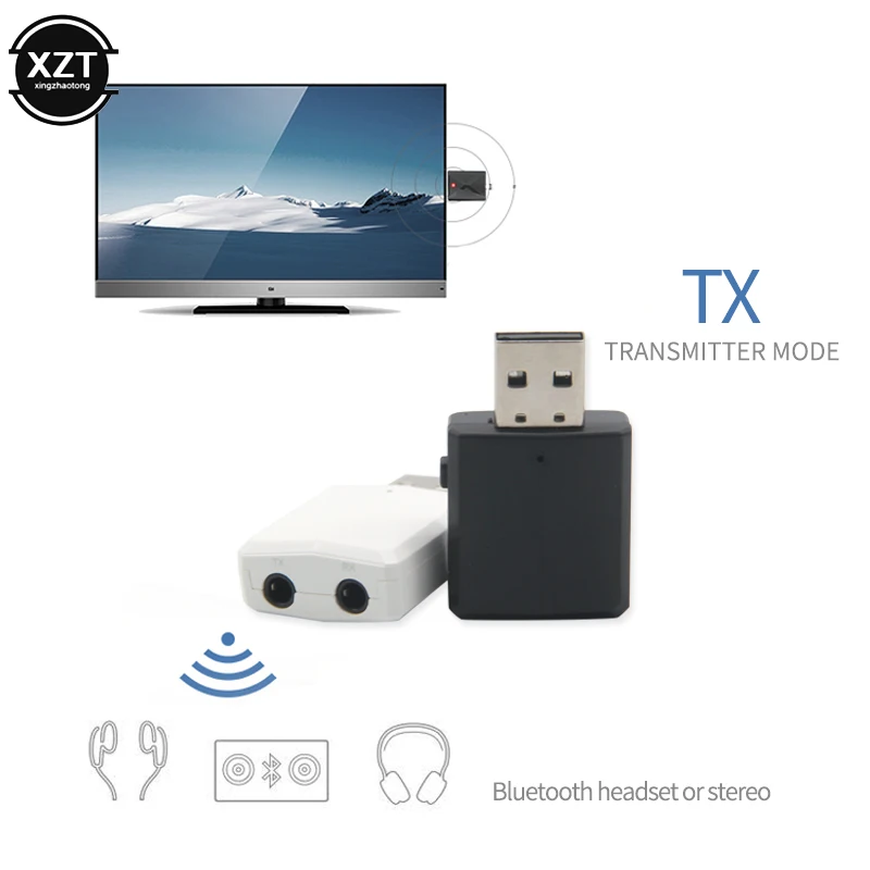 USB Bluetooth 5 0 передатчик приемник 3 в 1 адаптер EDR Dongle мм AUX для ТВ ПК наушников дома