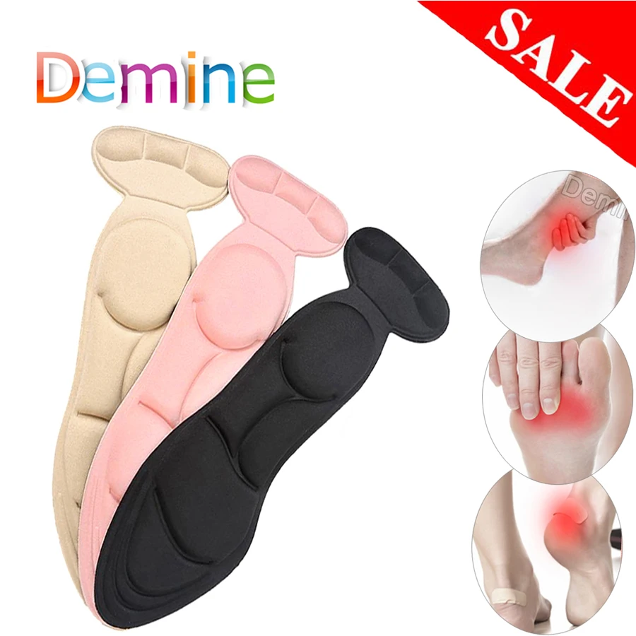 5D Insoles for Women High Heels Arch Support Heel Protector Pads Soft Sponge Massage Shoes Pad Pain Relief Foot Care Insole
5D Insoles for Women High Heels Arch Support Heel Protector Pads Soft Sponge Massage Shoes Pad Pain Relief Foot Care Insole