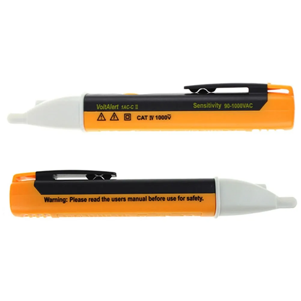 Electric Indicator 90-1000V Socket Wall AC Power Outlet Voltage Detector Sensor Tester Pen LED Light Electric Sensor Test Pencil
Electric Indicator 90-1000V Socket Wall AC Power Outlet Voltage Detector Sensor Tester Pen LED Light Electric Sensor Test Pencil