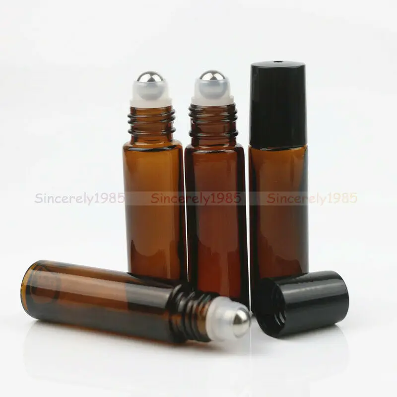 12 bottles 10ml Amber Glass Roll on Bottle Refillable Essential Oil Aromatherapy Perfume Bottle
12 bottles 10ml Amber Glass Roll on Bottle Refillable Essential Oil Aromatherapy Perfume Bottle