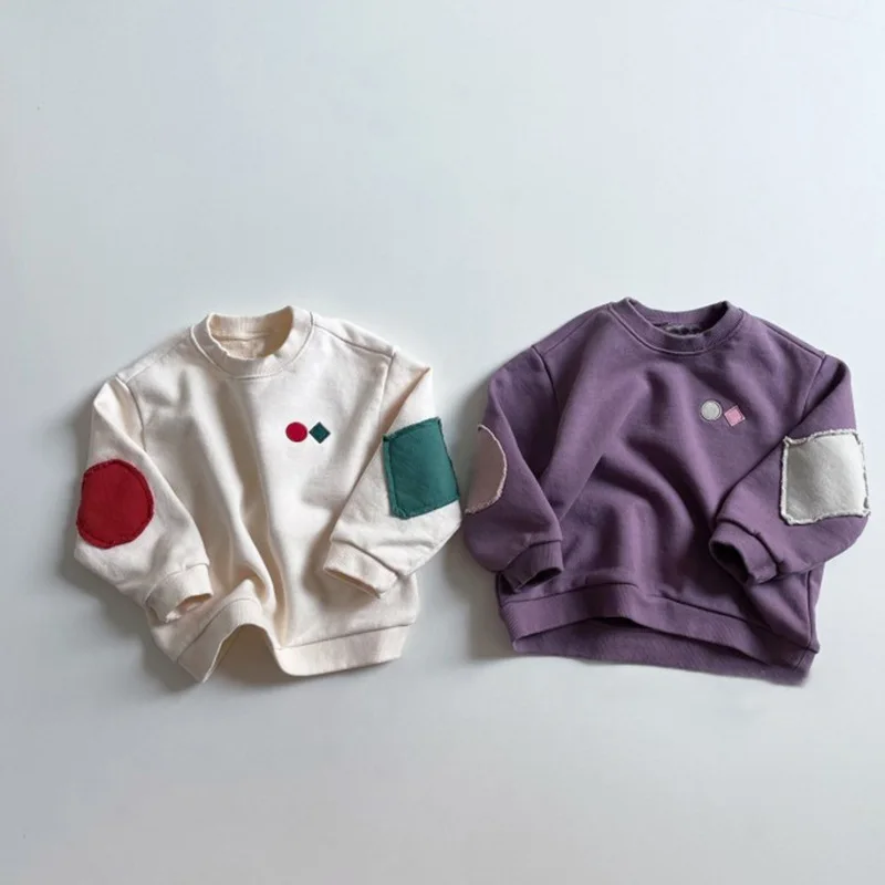 2022 Children's Korean Spring/Autumn New Jacket Boys/Girls Children's Fashion Contrast Color Terry Patch Casual Sweater T-shirt
2022 Children's Korean Spring/Autumn New Jacket Boys/Girls Children's Fashion Contrast Color Terry Patch Casual Sweater T-shirt