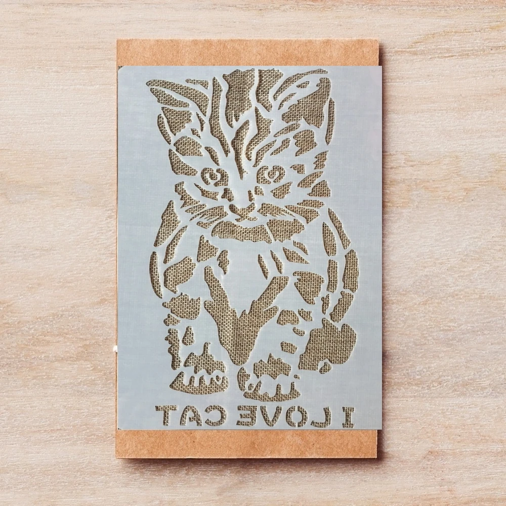 26*18cm I Love Cat DIY Layering Stencils Painting Scrapbook Coloring Embossing Album Decorative Template
26*18cm I Love Cat DIY Layering Stencils Painting Scrapbook Coloring Embossing Album Decorative Template