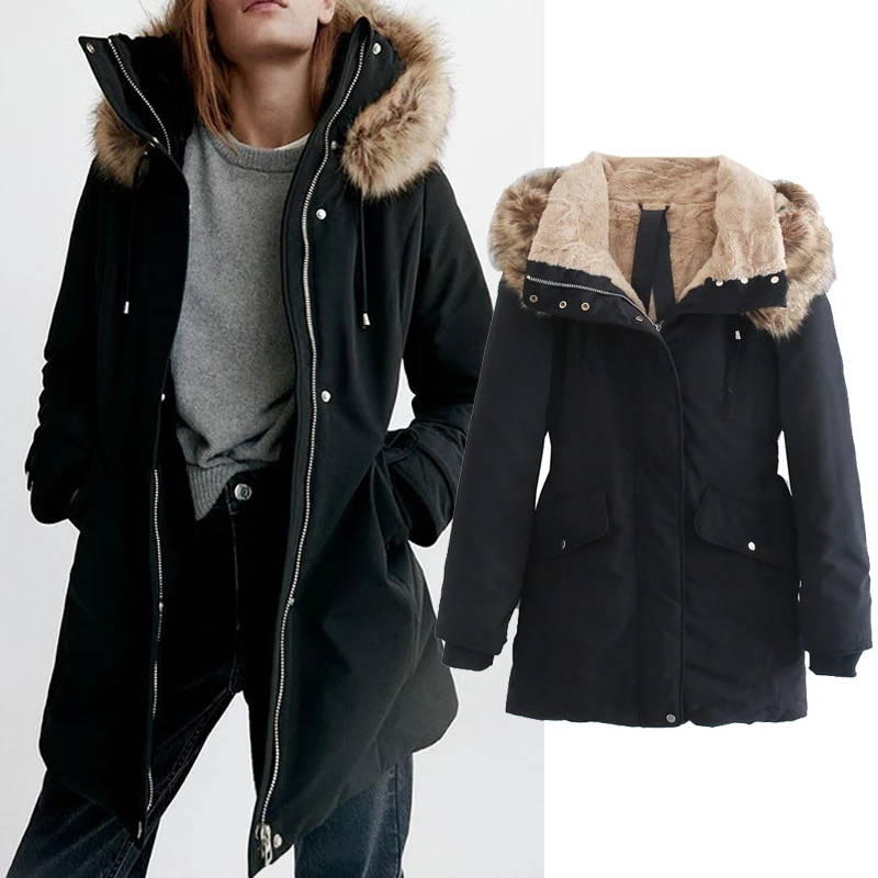 Za 2022 new winter women's fashion hooded down parka coat warm casual cotton jacket thick coat fashionable women street coat
Za 2022 new winter women's fashion hooded down parka coat warm casual cotton jacket thick coat fashionable women street coat