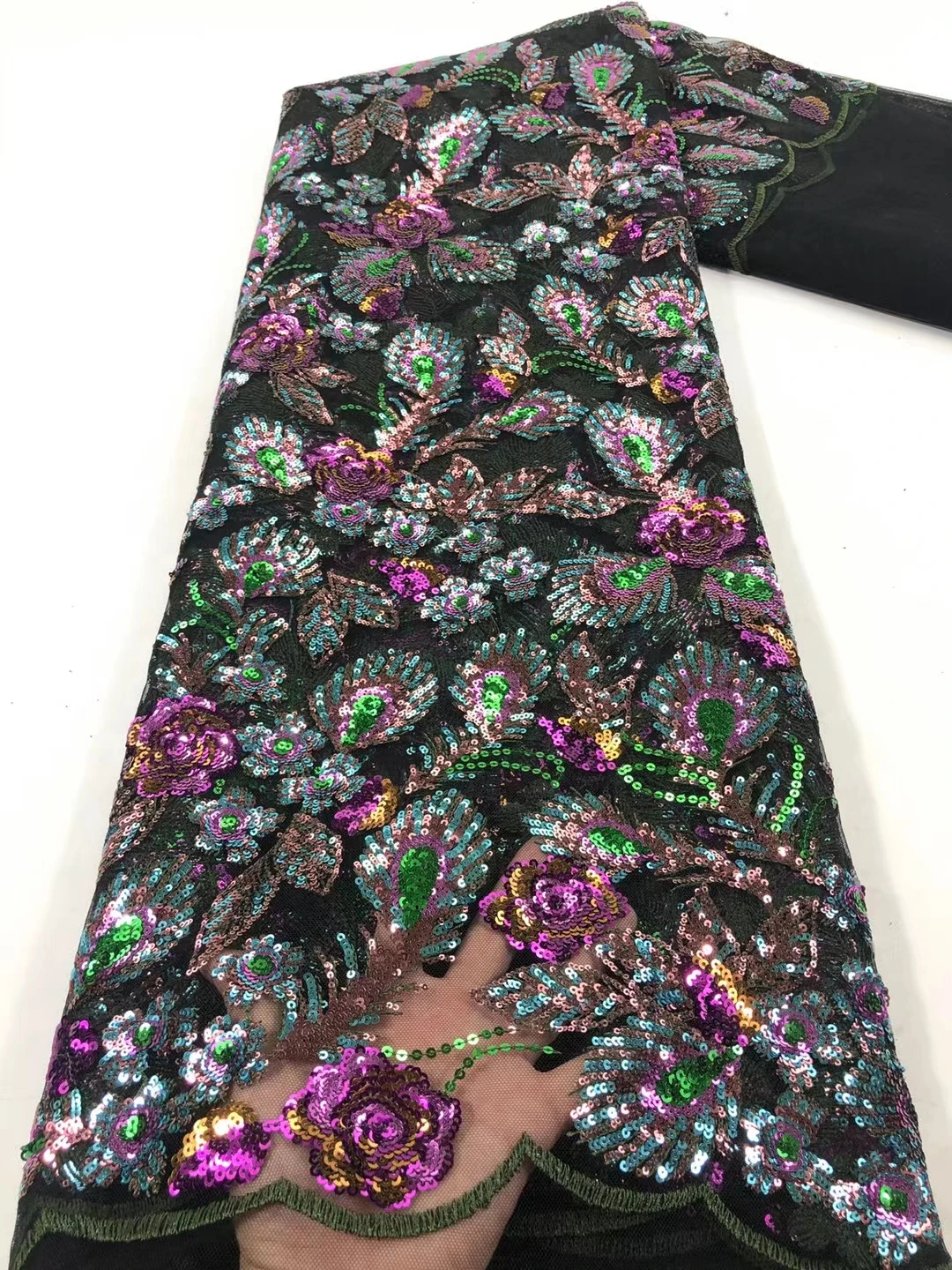 African Sequence lace fabric 2021 High Quality Glitter Sequins lace fabric French Tulle lace fabric for Evening Dress Party
African Sequence lace fabric 2021 High Quality Glitter Sequins lace fabric French Tulle lace fabric for Evening Dress Party