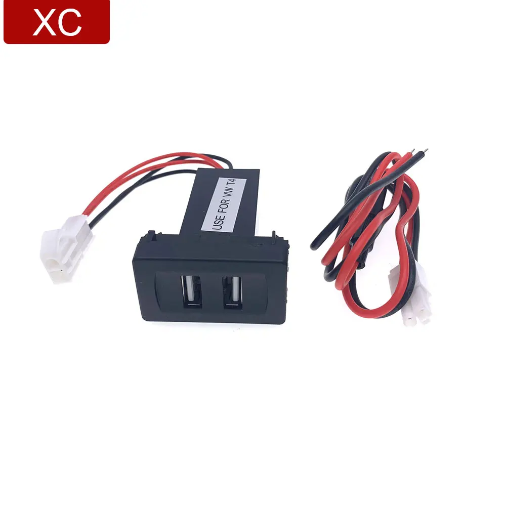 Car Charger 24V/12V/5V 2.1A/2.1A Dual USB Power Socket for VW Volkswagen T4 Models for Andriod Phone Iphone Samsung XiaoMi Ipad
Car Charger 24V/12V/5V 2.1A/2.1A Dual USB Power Socket for VW Volkswagen T4 Models for Andriod Phone Iphone Samsung XiaoMi Ipad