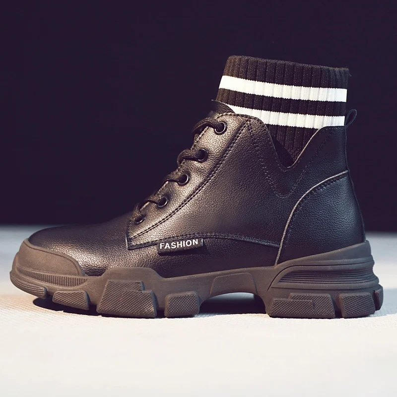 Women's Short Boots Autumn and Winter New Fashion Round Toe SquareHeel LeatherBoots Thick-soled Fashion Comfortable Casual Boots
Women's Short Boots Autumn and Winter New Fashion Round Toe SquareHeel LeatherBoots Thick-soled Fashion Comfortable Casual Boots
