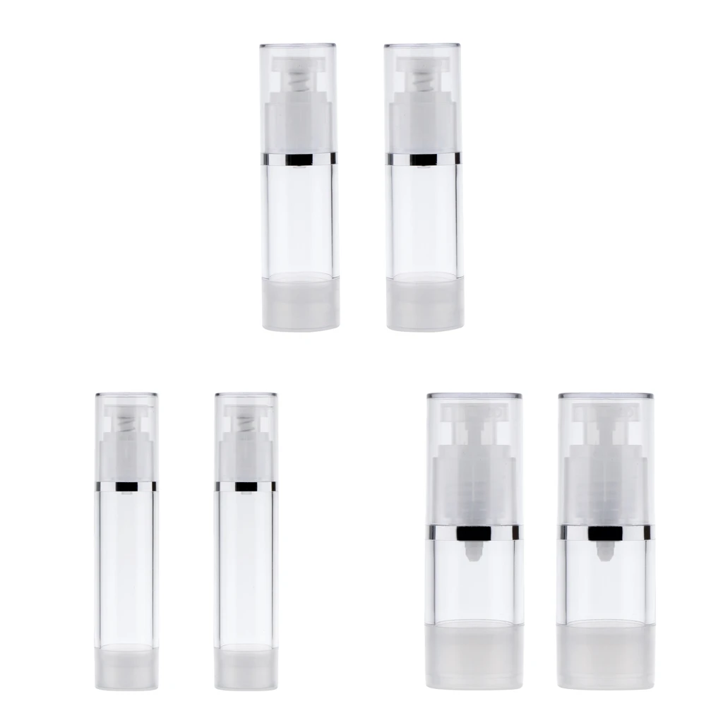 Portable Makeup Pump Bottles, 15/30/50ml Vacuum Cosmetic Container Refillable (2Pcs)
Portable Makeup Pump Bottles, 15/30/50ml Vacuum Cosmetic Container Refillable (2Pcs)