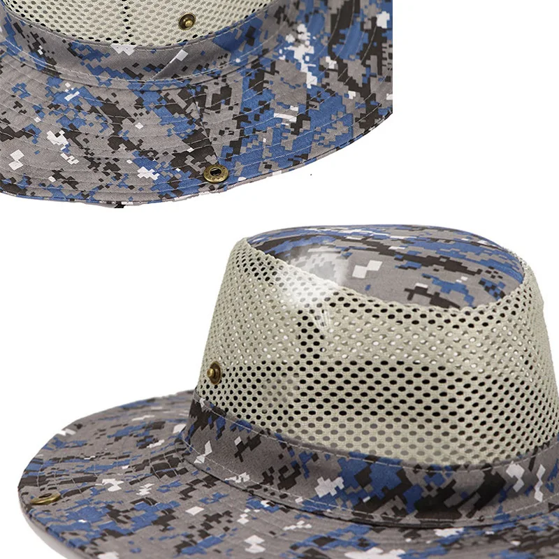 Outdoor Camouflage Hat Men Women Army Tactical Cap Camping Jungle Hats For Picnic Hiking Fisherman Fishing Hunting Beach
Outdoor Camouflage Hat Men Women Army Tactical Cap Camping Jungle Hats For Picnic Hiking Fisherman Fishing Hunting Beach