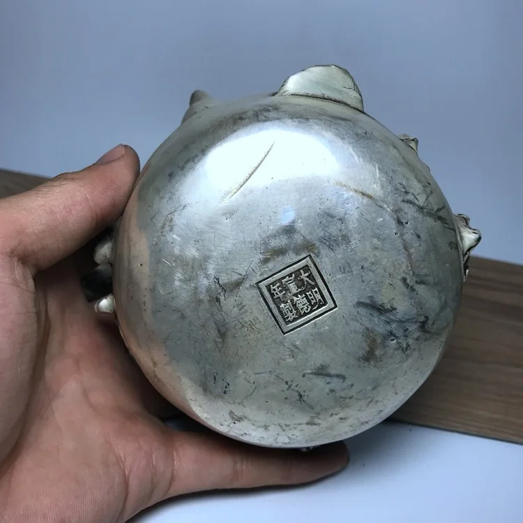 LAOJUNLU Imitation Antique Eight Immortals Pots White Copper Kettles Pure Copper Teapots Decorations Gifts Imitation Antiques
LAOJUNLU Imitation Antique Eight Immortals Pots White Copper Kettles Pure Copper Teapots Decorations Gifts Imitation Antiques