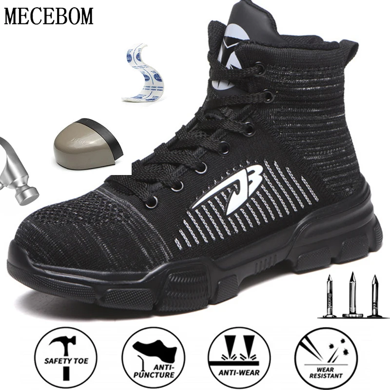 Men Safety Work Boots for Anti-puncture Steel Toe Cap Shoes 2021 New All Season Boots High Top Lace-up Security Work Shoes
Men Safety Work Boots for Anti-puncture Steel Toe Cap Shoes 2021 New All Season Boots High Top Lace-up Security Work Shoes