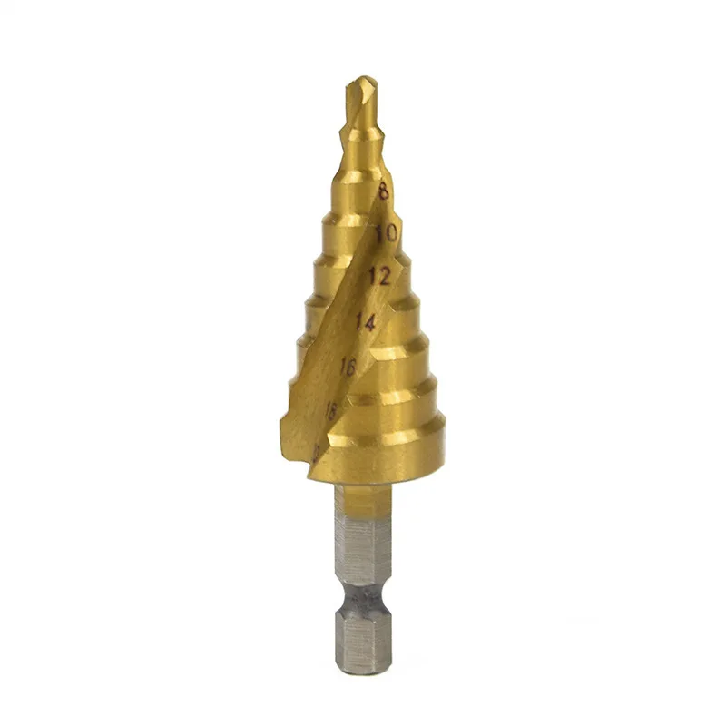 Hsshigh-speed Steel Liu Jiao Bing Spiral Groove Step Drill Titanium Bao Ta Zuan Tapper Sink Reamer Tools
Hsshigh-speed Steel Liu Jiao Bing Spiral Groove Step Drill Titanium Bao Ta Zuan Tapper Sink Reamer Tools