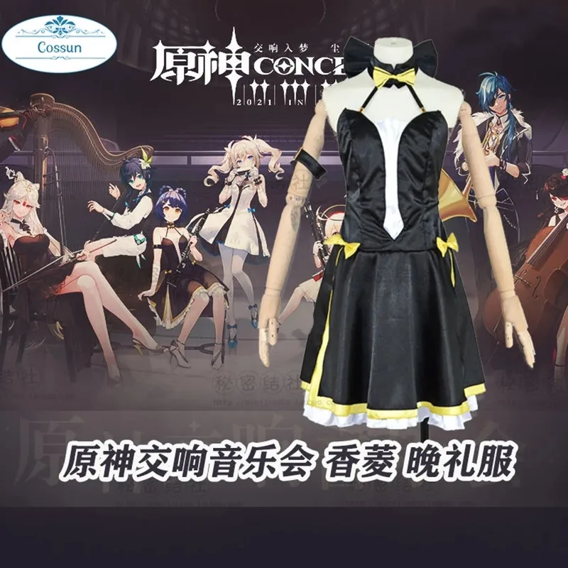 Концертное симфоническое платье AnimeGame Genshin Impact Xiangling, элегантный костюм для косплея, женский костюм для вечевечерние НКИ на Хэллоуин и ролев...
Концертное симфоническое платье AnimeGame Genshin Impact Xiangling, элегантный костюм для косплея, женский костюм для вечевечерние НКИ на Хэллоуин и ролев...