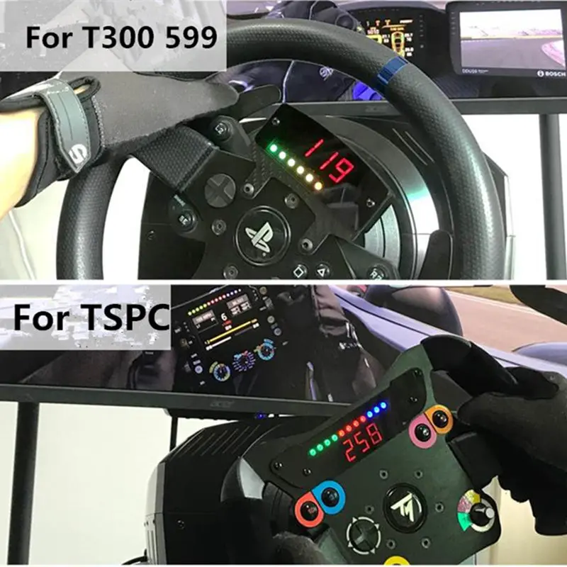 Speed Meter For Thrustmaster T300RS/GT TSPC 599 Racing Car Game Modification On Steering Wheel
Speed Meter For Thrustmaster T300RS/GT TSPC 599 Racing Car Game Modification On Steering Wheel