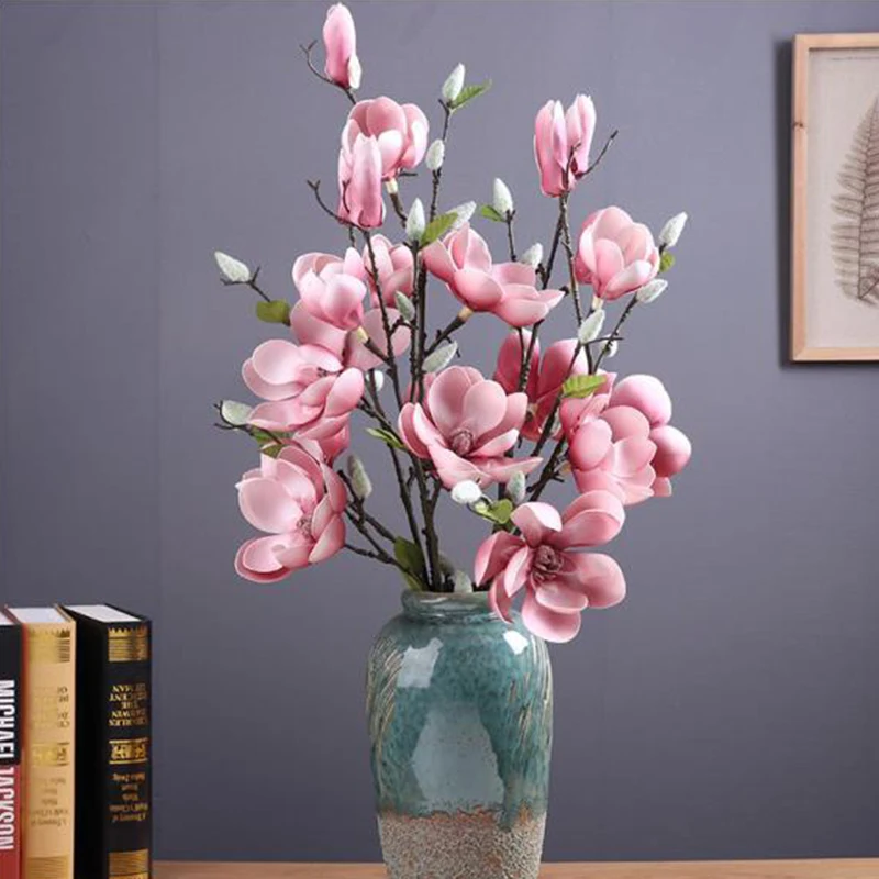 Magnolia High Quality Artificial Flower Artificial Magnolia Home Decorative Fake Flower Gardening DIY Living Room Accessories
Magnolia High Quality Artificial Flower Artificial Magnolia Home Decorative Fake Flower Gardening DIY Living Room Accessories