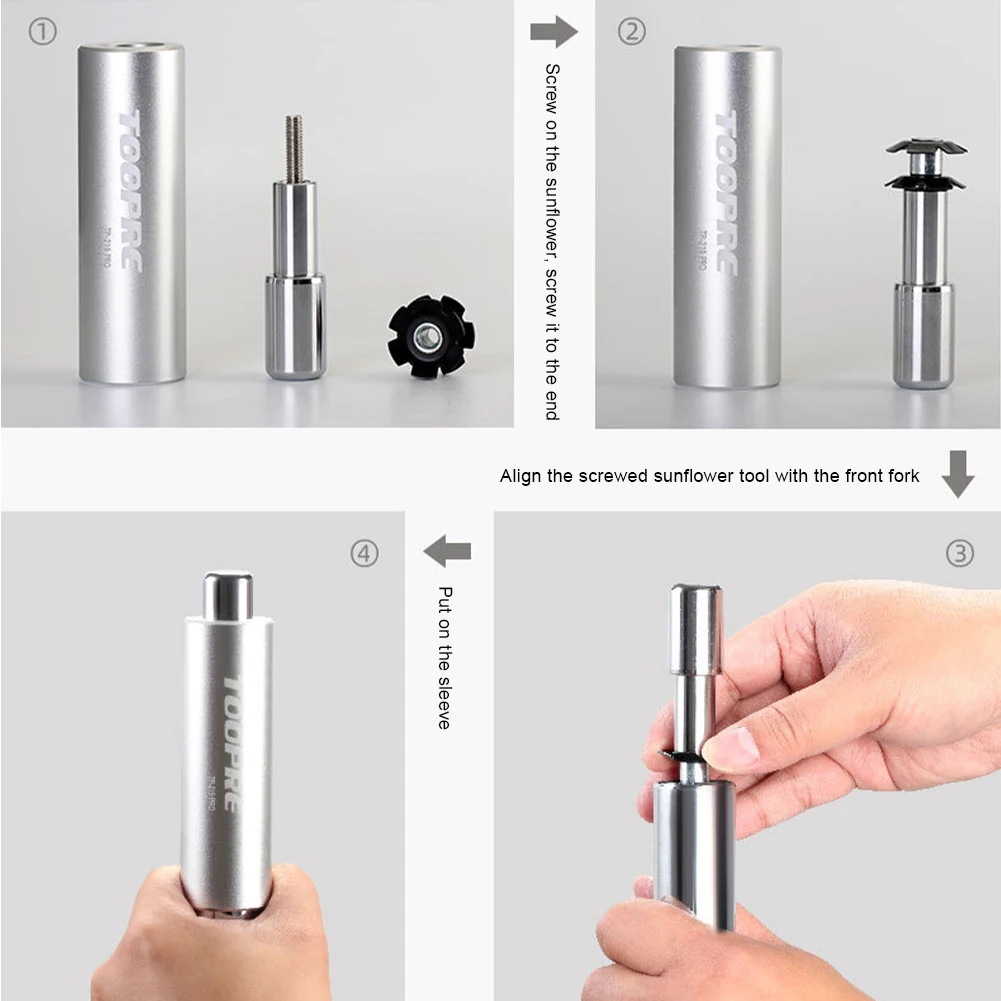 Bicycle Fork Headset Installer Star Nut Setting Tool Installation Setter Kit Bike Bicycle Fork Headset Installer Tool Driver
Bicycle Fork Headset Installer Star Nut Setting Tool Installation Setter Kit Bike Bicycle Fork Headset Installer Tool Driver