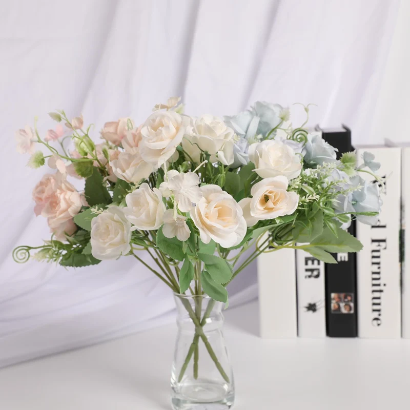 1 pieces 5 forks 10 small flowers Wedding Home decoration accessories Artificial bouquet Holding flowers Interior beautification
1 pieces 5 forks 10 small flowers Wedding Home decoration accessories Artificial bouquet Holding flowers Interior beautification
