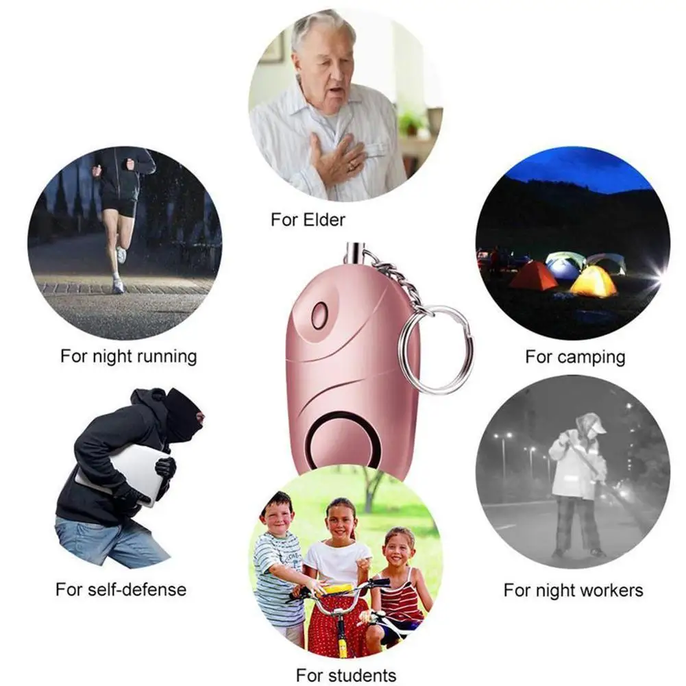 Personal Alarm Safe Sound Emergency Self-Defense Security LED Anti Alarm Girls Keychain Tool For Women Kids Attack Flashlig Q7E4
Personal Alarm Safe Sound Emergency Self-Defense Security LED Anti Alarm Girls Keychain Tool For Women Kids Attack Flashlig Q7E4