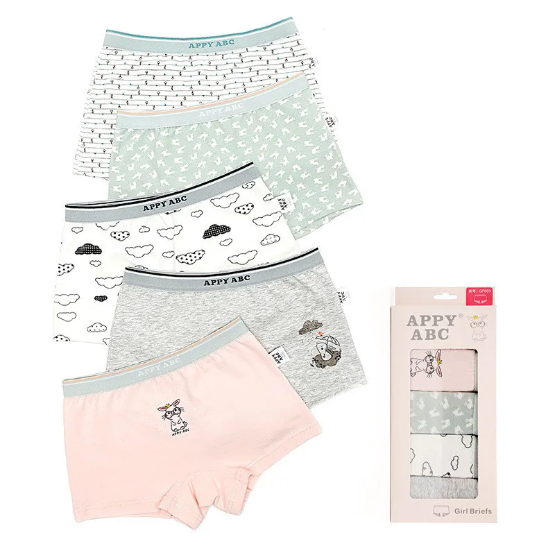 5 Pcs/lot Toddler Underwear Girls Cotton Children Lovely Animal Shorts for Kids Toddler Baby Boxers Teenage Underpants Panties
5 Pcs/lot Toddler Underwear Girls Cotton Children Lovely Animal Shorts for Kids Toddler Baby Boxers Teenage Underpants Panties