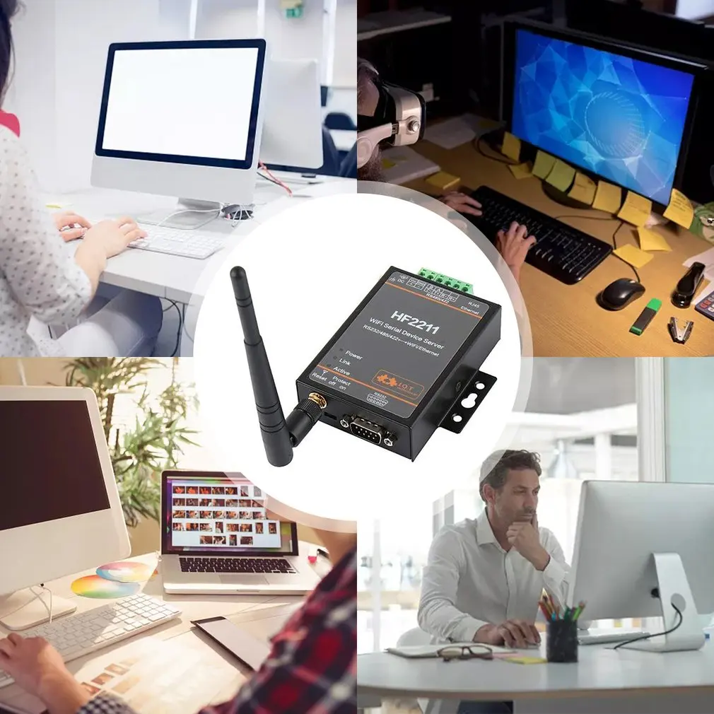 HF2211 TCP/RTU Mutual Conversion RS422/232/485 To Wifi Serial Server With Stable Performance Long Service Life
HF2211 TCP/RTU Mutual Conversion RS422/232/485 To Wifi Serial Server With Stable Performance Long Service Life