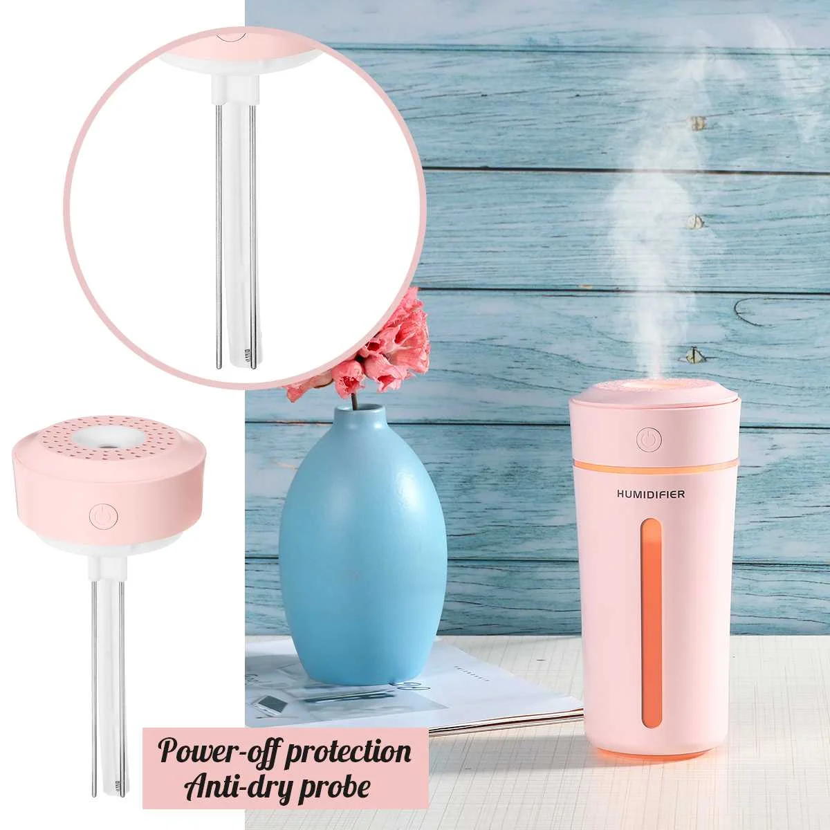 Purifier 270ml Mist Diffuser for Home Office Freshener Humidifier Ultrasonic LED Humidifier USB 7 Color Air Essential Air
Purifier 270ml Mist Diffuser for Home Office Freshener Humidifier Ultrasonic LED Humidifier USB 7 Color Air Essential Air