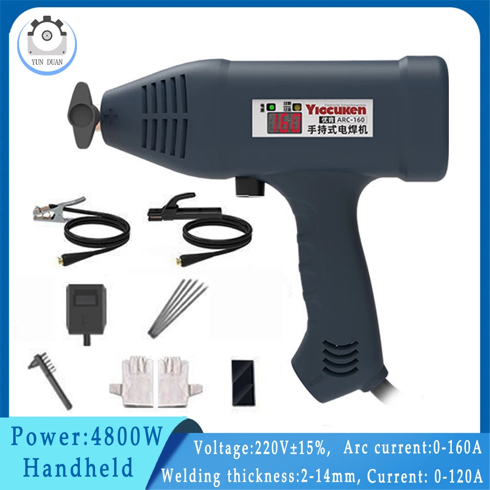 160A 4800W Inverter Handheld Welding Machine Mask Electric Automatic Digital Intelligent Arc Welding Machine 3 in 1Spot Welder
160A 4800W Inverter Handheld Welding Machine Mask Electric Automatic Digital Intelligent Arc Welding Machine 3 in 1Spot Welder