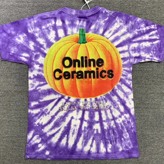 Футболка Tie Dye с тыквой, футболка в стиле Хэллоуина для мужчин и женщин, футболка лучшего качества, оригинальная бирка 2021SS
Футболка Tie Dye с тыквой, футболка в стиле Хэллоуина для мужчин и женщин, футболка лучшего качества, оригинальная бирка 2021SS