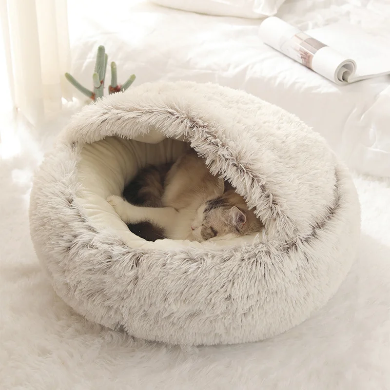 Winter 2 In 1 Cat Bed House Long Plush Dog Bed Donut Cave Cuddler Warm Sleeping Bag Sofa Cushion Nest for Small Puppies Kitten
Winter 2 In 1 Cat Bed House Long Plush Dog Bed Donut Cave Cuddler Warm Sleeping Bag Sofa Cushion Nest for Small Puppies Kitten