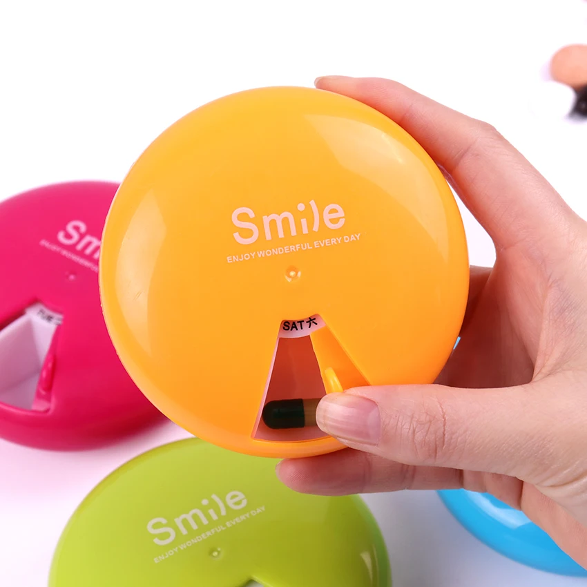 7 Day Weekly Pill Travel Medicine Box Dispenser Pill Organizer Holder Organiser 4 Colors Pill Case Dispenser
7 Day Weekly Pill Travel Medicine Box Dispenser Pill Organizer Holder Organiser 4 Colors Pill Case Dispenser