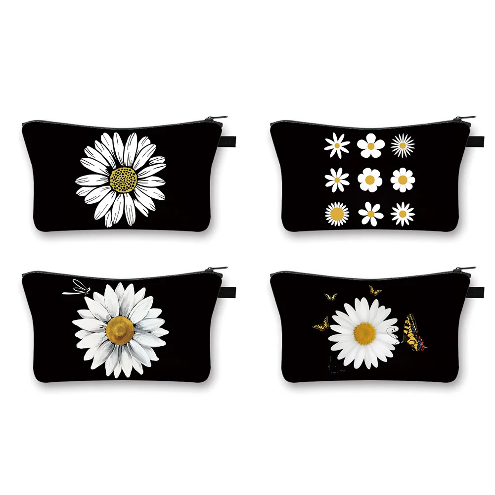 Vintage Women Storage Pouch Daisy Print Pattern Zipper Makeup Organizer for Ladies Storage Pouch Cosmetic Case 
Vintage Women Storage Pouch Daisy Print Pattern Zipper Makeup Organizer for Ladies Storage Pouch Cosmetic Case