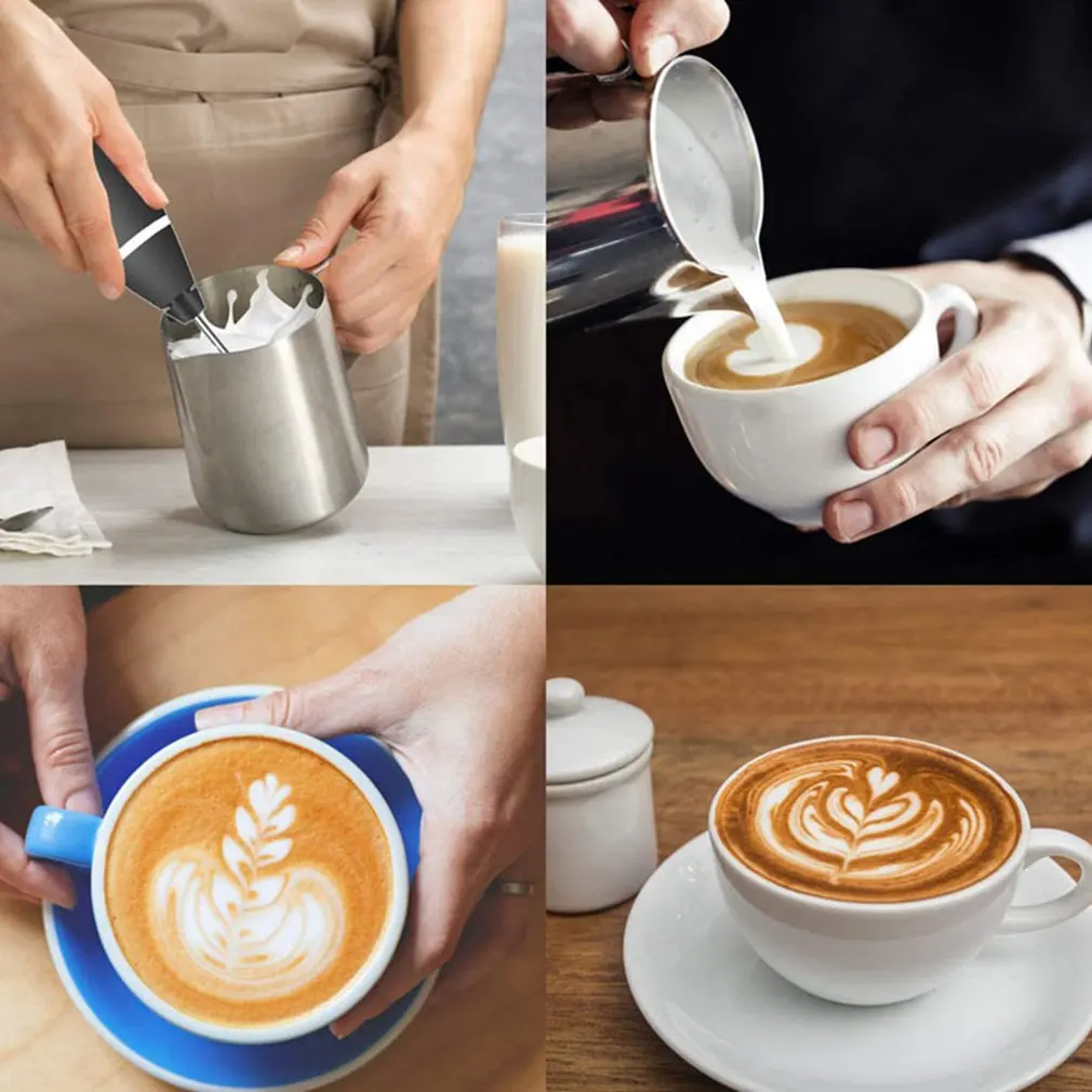 1PC Portable USB Charger Electric Milk Frother Egg Beater Whisk Drink Mixer for Coffee Milk Cappuccino Egg Beating
1PC Portable USB Charger Electric Milk Frother Egg Beater Whisk Drink Mixer for Coffee Milk Cappuccino Egg Beating