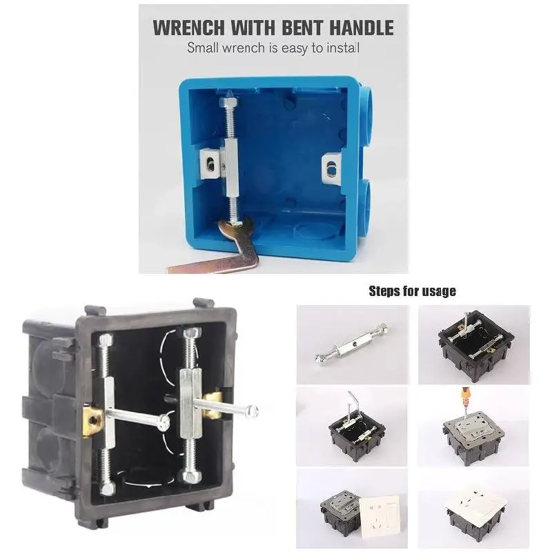Switch Socket Cassette Screws Support Rod Wall Mount Switch Box Repair Electrical Accessories Tool STTA889
Switch Socket Cassette Screws Support Rod Wall Mount Switch Box Repair Electrical Accessories Tool STTA889