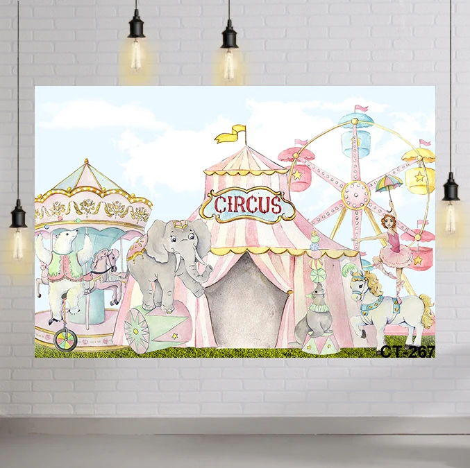 Pink Circus Photo Backdrop Background Carnival Carousel Big Top Tent Baby Shower Girl Boy First 1st Birthday Party Fabric Cloth
Pink Circus Photo Backdrop Background Carnival Carousel Big Top Tent Baby Shower Girl Boy First 1st Birthday Party Fabric Cloth