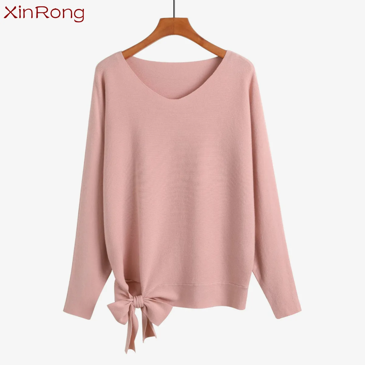 Autumn And Winter Lace Fashion Solid Color Ladies Sweater Loose Round Neck Knit Sweater Bow Tie Jacket All-match /Student Style
Autumn And Winter Lace Fashion Solid Color Ladies Sweater Loose Round Neck Knit Sweater Bow Tie Jacket All-match /Student Style