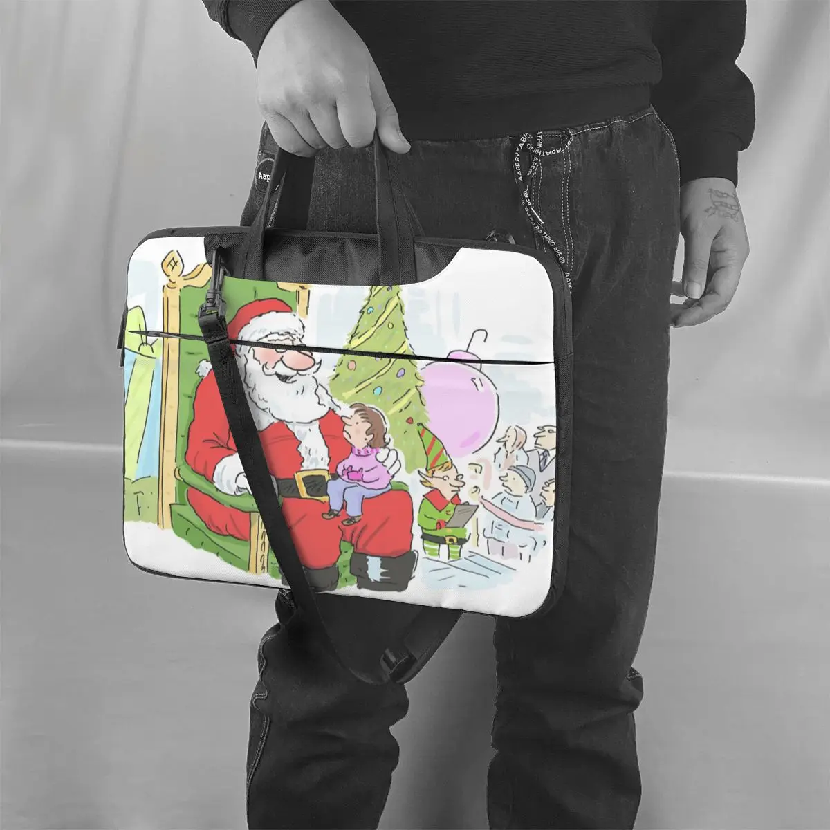Santa Claus Laptop Bag Case Crossbody Waterproof Computer Bag Kawaii Bicycle Laptop Pouch
Santa Claus Laptop Bag Case Crossbody Waterproof Computer Bag Kawaii Bicycle Laptop Pouch