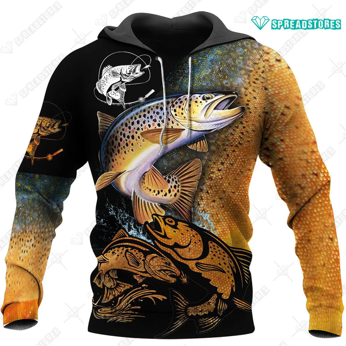 Brand Fishing Sweatshirt Street Trend Men's T-shirt Couple Harajuku Cartoon Super Dalian Hoodie Cute Children's Pullover Top
Brand Fishing Sweatshirt Street Trend Men's T-shirt Couple Harajuku Cartoon Super Dalian Hoodie Cute Children's Pullover Top
