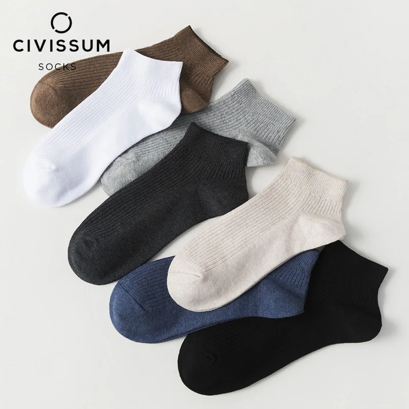 Мужские хлопковые носки CIVISSUM, тонкие носки, короткие носки 
Мужские хлопковые носки CIVISSUM, тонкие носки, короткие носки