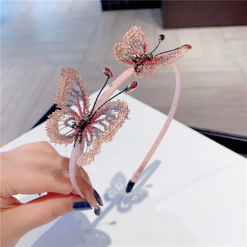 New Butterfly Fabric Hairbands Women Elegant Sweet Blue Pink Coffee Headband Street All Match Hair Accessories Girls Headwear
New Butterfly Fabric Hairbands Women Elegant Sweet Blue Pink Coffee Headband Street All Match Hair Accessories Girls Headwear