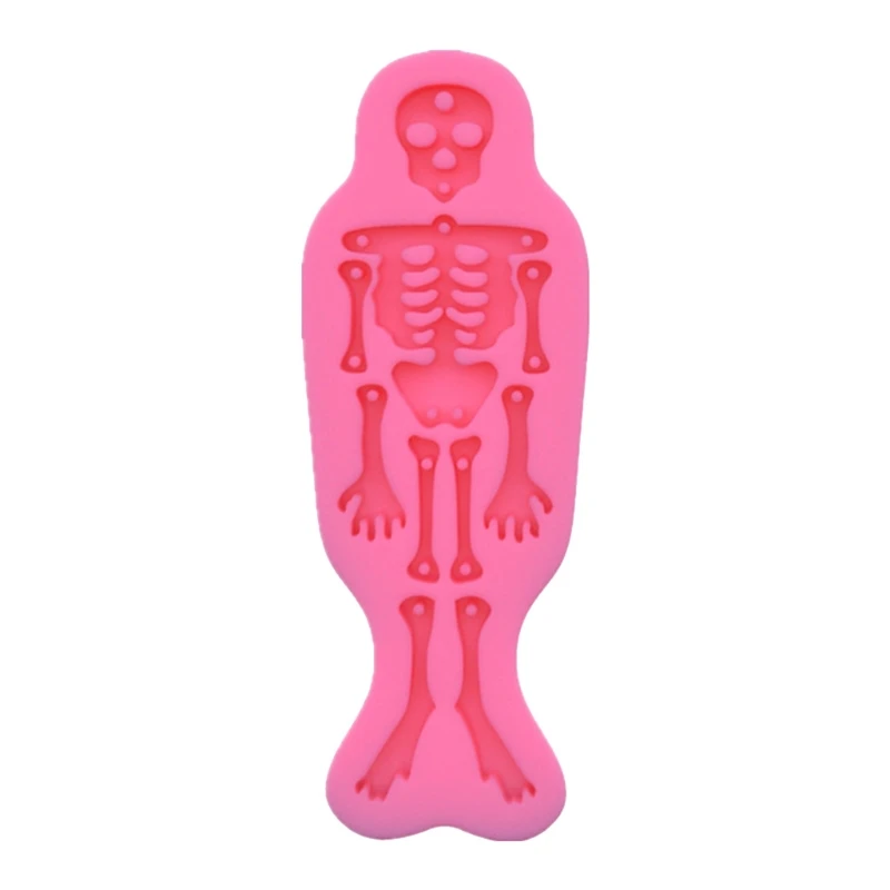 Skeleton Shape Keychain Epoxy Resin Mold Key Chain Earrings Pendants Silicone Mould DIY Crafts Jewelry Necklace Tool
Skeleton Shape Keychain Epoxy Resin Mold Key Chain Earrings Pendants Silicone Mould DIY Crafts Jewelry Necklace Tool