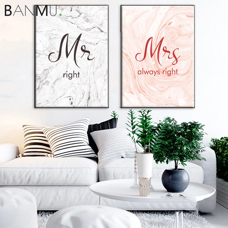 Valentines Day Romantic Mr Mrs Prints Poster Quotes Canvas Painting Couple Wall Art Marble Master Bedroom Decor Wedding Decorati
Valentines Day Romantic Mr Mrs Prints Poster Quotes Canvas Painting Couple Wall Art Marble Master Bedroom Decor Wedding Decorati