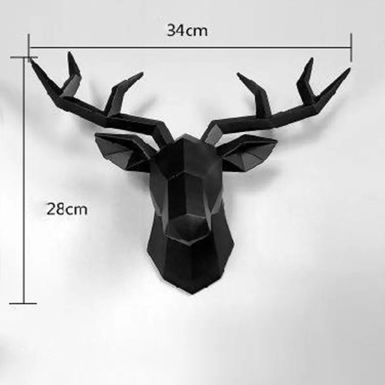 34X28CM Deer Horn Wall Mounted Hanging Hook Self Adhesive DIY Hanger Rack Elk Head Design Bag Keys Sticky Holder Organizer New
34X28CM Deer Horn Wall Mounted Hanging Hook Self Adhesive DIY Hanger Rack Elk Head Design Bag Keys Sticky Holder Organizer New