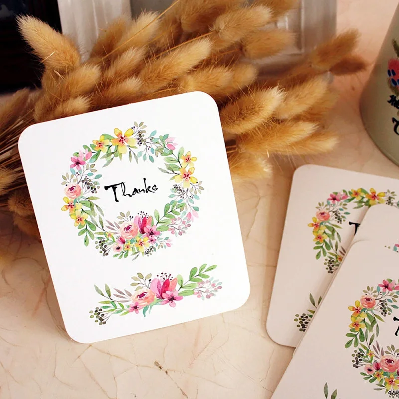 Multi Style 50PCS/lot Flower Pattern Blessing Cards Message Card For DIY Birthday Wedding Festival Gift Decoration
Multi Style 50PCS/lot Flower Pattern Blessing Cards Message Card For DIY Birthday Wedding Festival Gift Decoration
