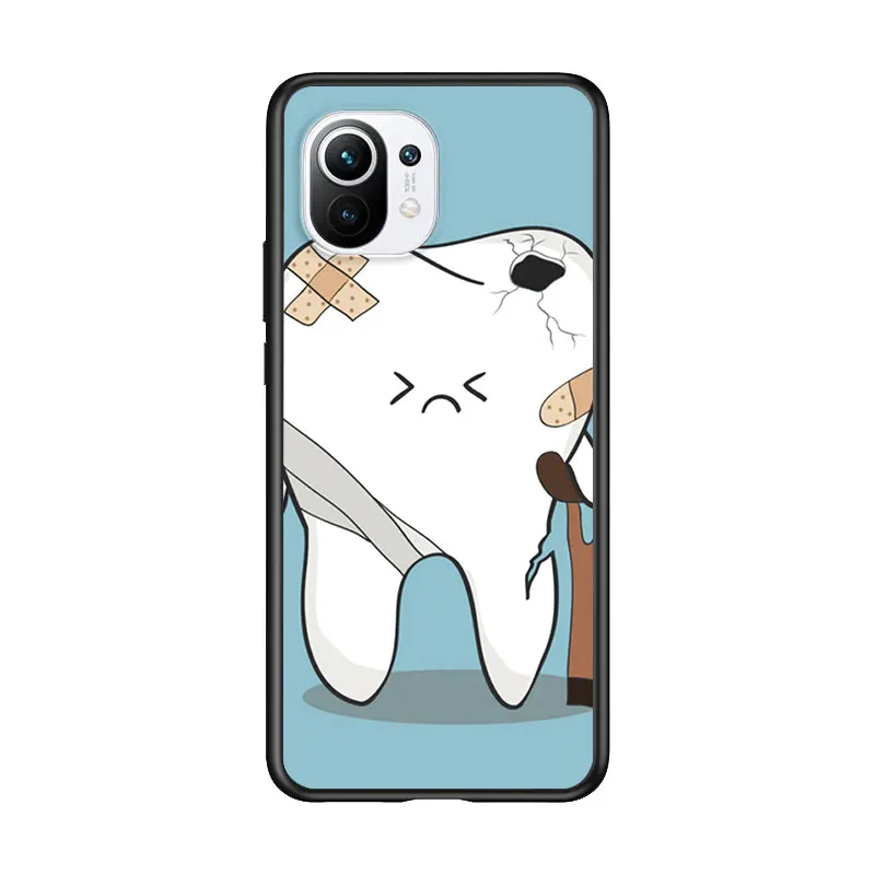 Dentist Teeth Tooth for Xiaomi Mi 11 10T Note 10 Ultra 5G 9 9T SE 8 A3 A2 A1 6X Pro Play F1 Lite 5G Black Phone Case 
Dentist Teeth Tooth for Xiaomi Mi 11 10T Note 10 Ultra 5G 9 9T SE 8 A3 A2 A1 6X Pro Play F1 Lite 5G Black Phone Case