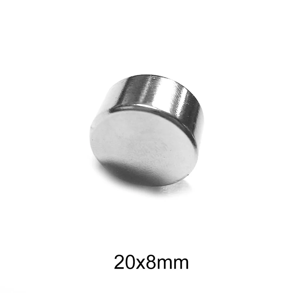 

2/5/10/20/30pcs 20x8 N35 Round Magnets 20mmx8mm Neodymium Magnetic 20x8mm Permanent NdFeB Super Strong Powerful Magnet 20*8 mm