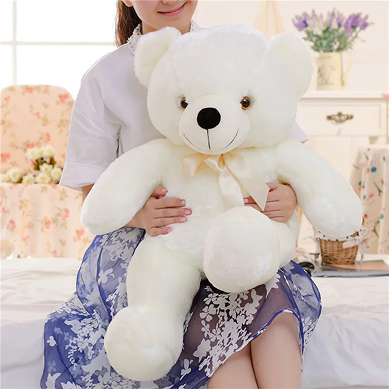 Creative LED Sensing Bear Doll Stuffed Animal Bedtime Companion Colorful Luminous Plush Toys for Birthday Valentine's Day Gifts
Creative LED Sensing Bear Doll Stuffed Animal Bedtime Companion Colorful Luminous Plush Toys for Birthday Valentine's Day Gifts