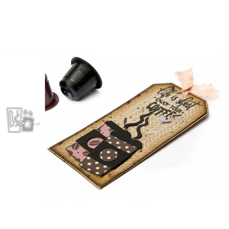 Mmao Crafts Metal Steel Cutting Dies New Coffee cup decoration Stencil For DIY Scrapbooking Paper/photo Cards Embossing Dies 
Mmao Crafts Metal Steel Cutting Dies New Coffee cup decoration Stencil For DIY Scrapbooking Paper/photo Cards Embossing Dies