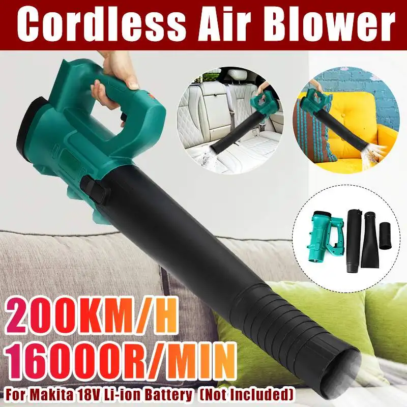 16000r/min Cordless Electric Air Blower Vacuum Cleannig Blower Blowing & Suction Leaf Dust Collector For Makita 18V Battery
16000r/min Cordless Electric Air Blower Vacuum Cleannig Blower Blowing & Suction Leaf Dust Collector For Makita 18V Battery