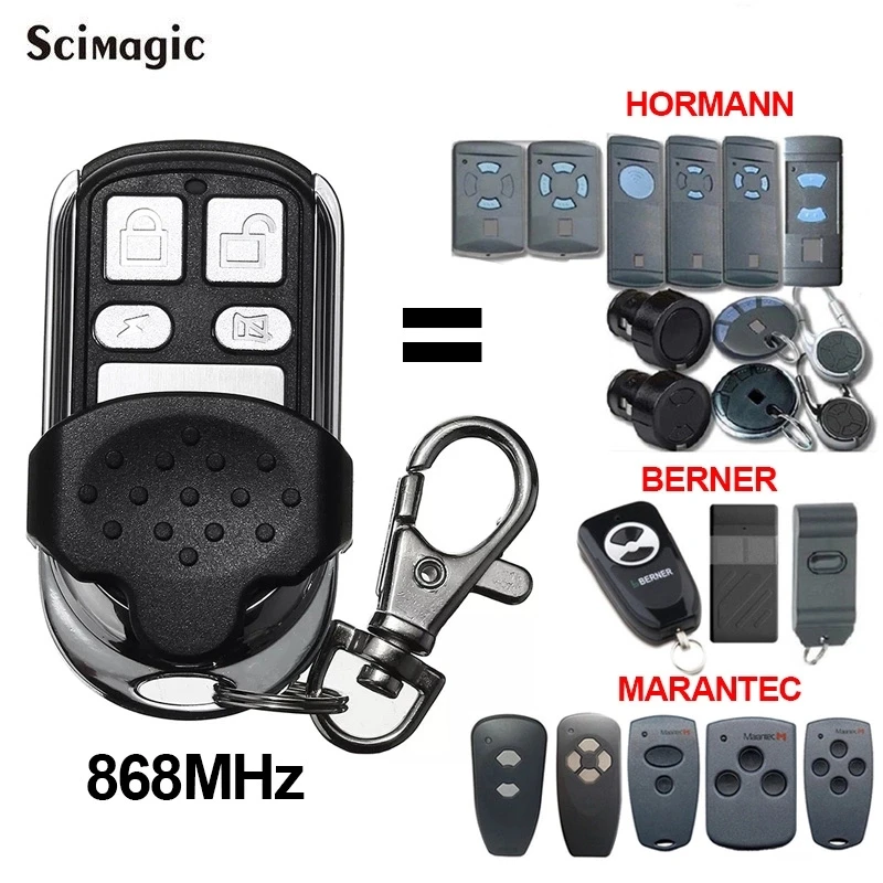 3 in 1 Berner Marantec Hormann Garage Door Remote Control 868mhz HSM4 HSE2 868 Digital D382 868 BHS211 keychain for gate 
3 in 1 Berner Marantec Hormann Garage Door Remote Control 868mhz HSM4 HSE2 868 Digital D382 868 BHS211 keychain for gate
